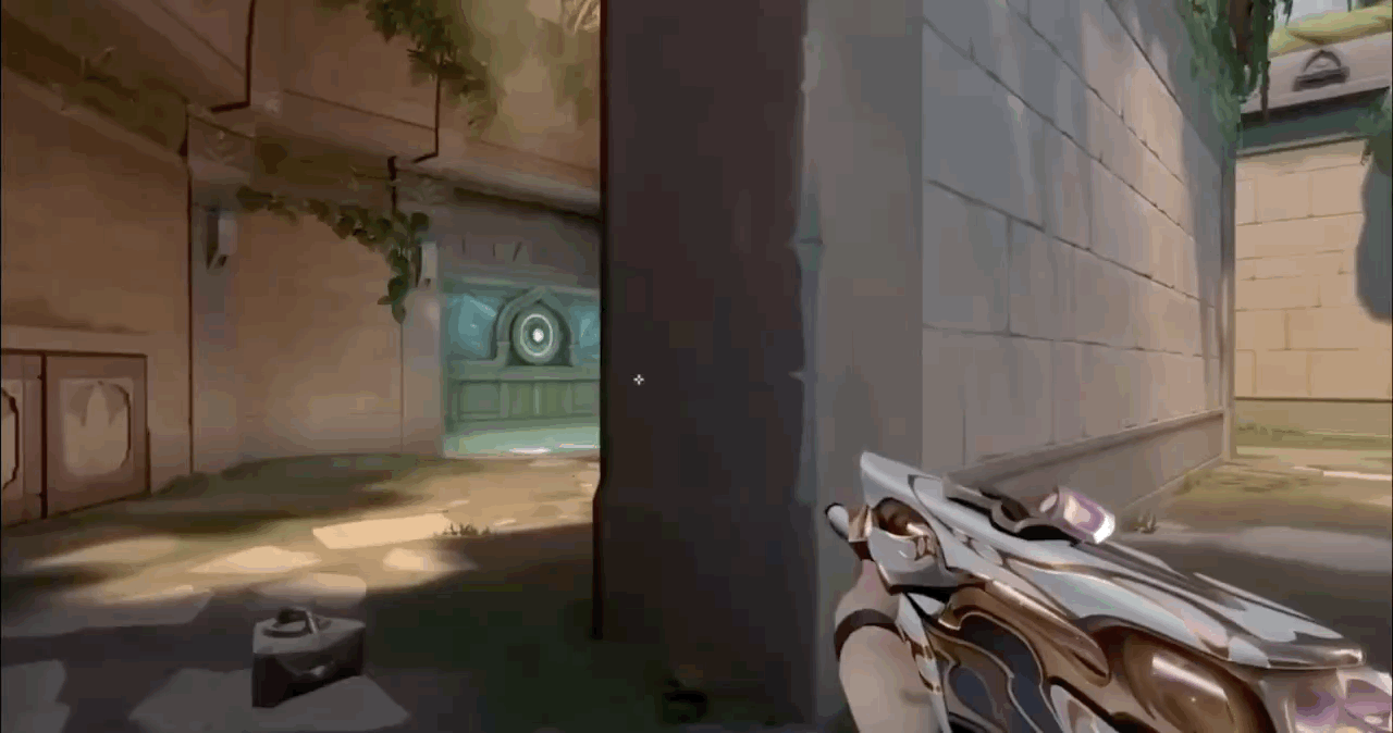 Crosshair placement over raw aim demonstration