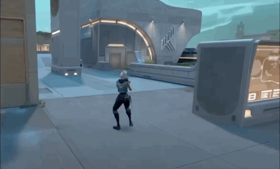 Timing movement to dodge bullets demonstration